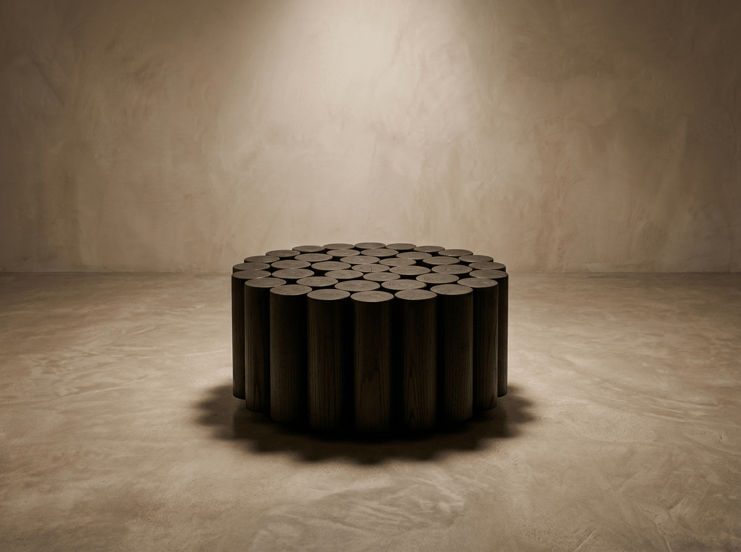 Ceppo Tondo — Round Coffee Table view 3