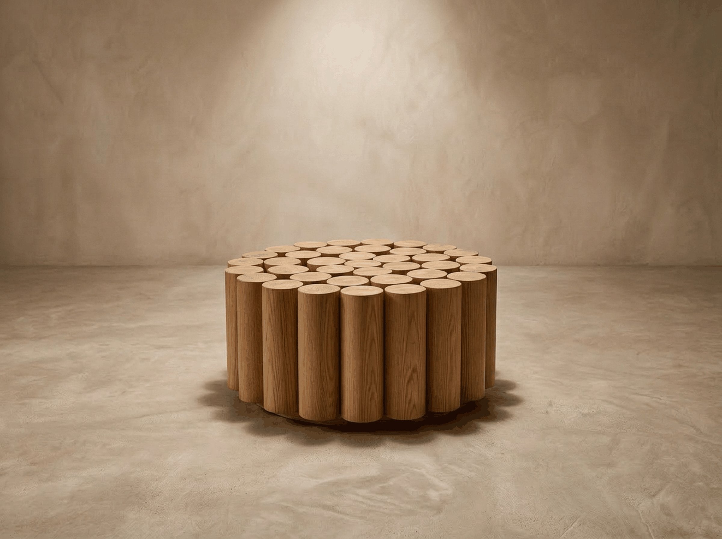 Ceppo Tondo — Round Coffee Table
