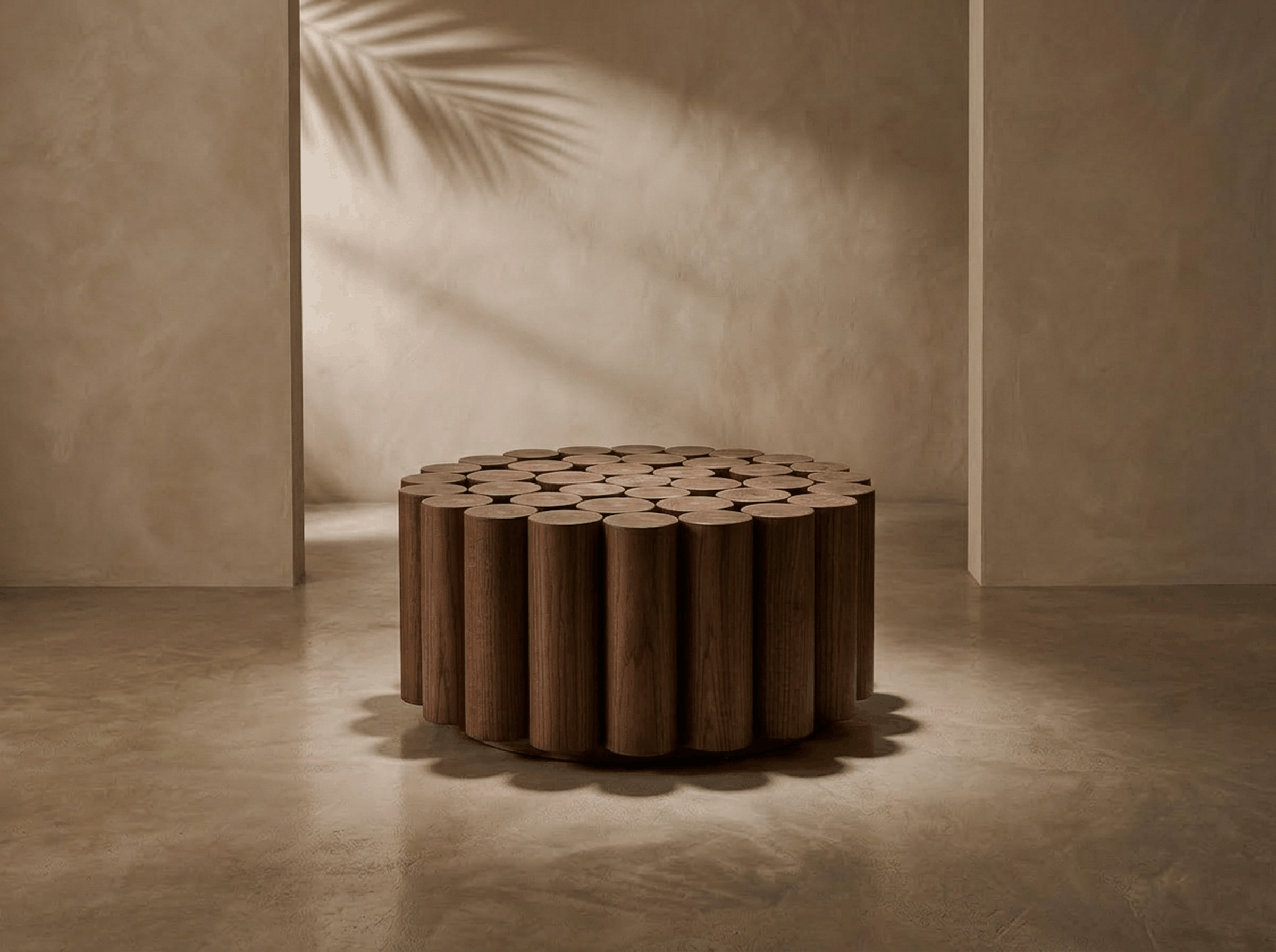 Ceppo Tondo — Round Coffee Table view 2