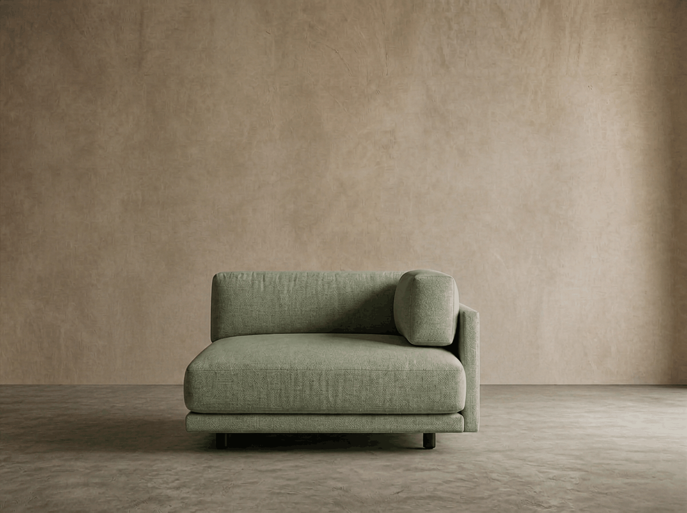 Cumulus Chaise — Bolster Arm view 3