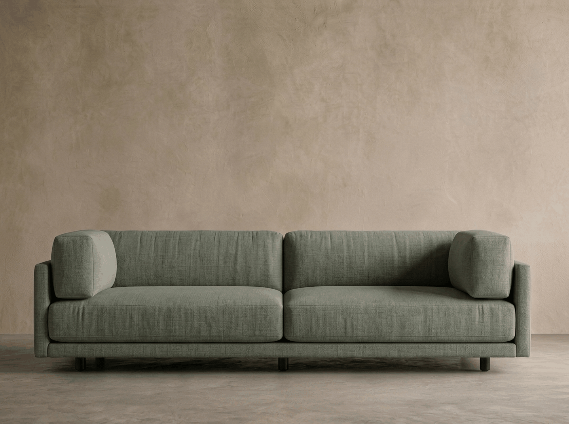 Cumulus Ottoman — Bolster Arm view 3