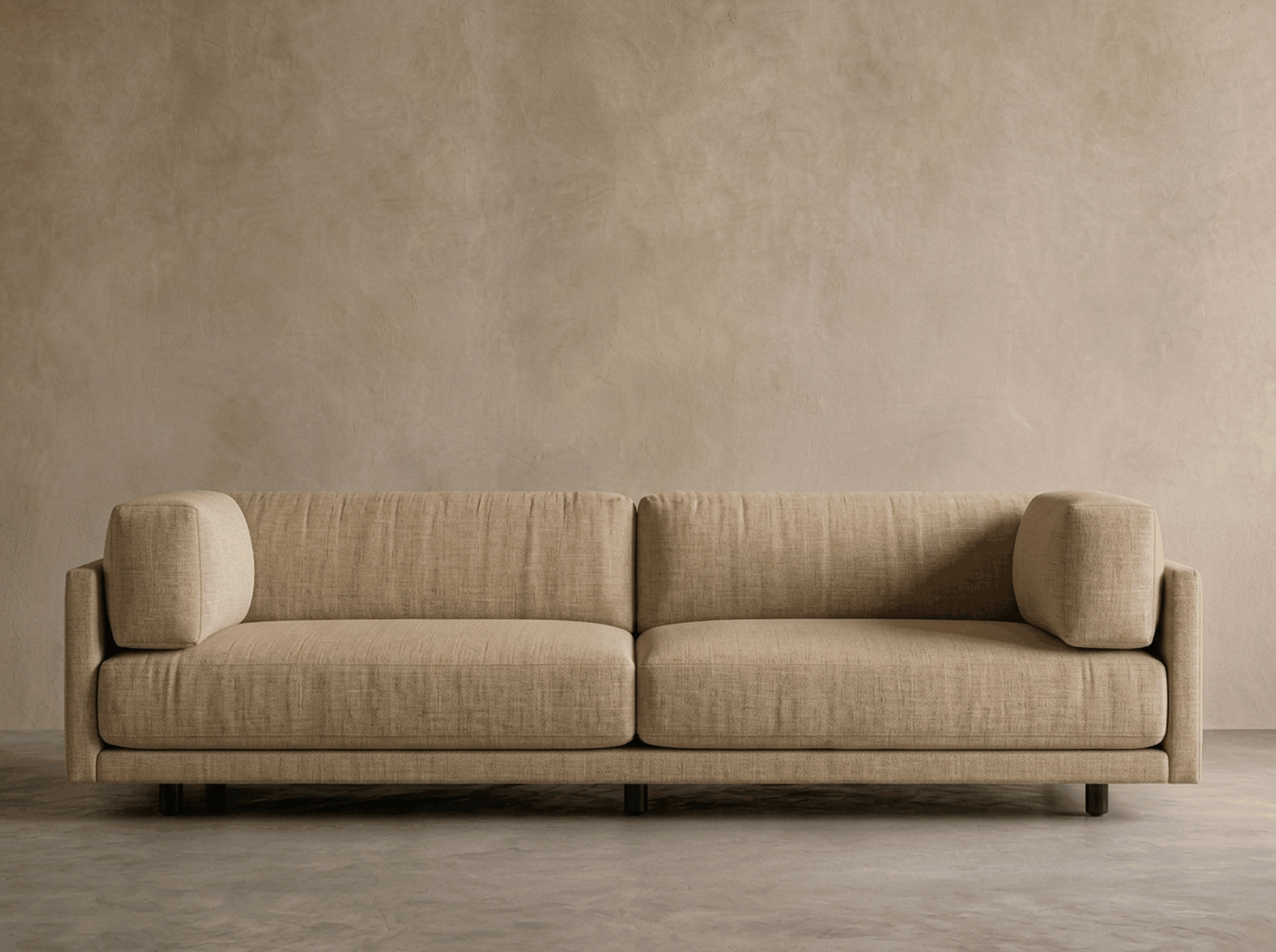 Cumulus Ottoman — Bolster Arm view 2