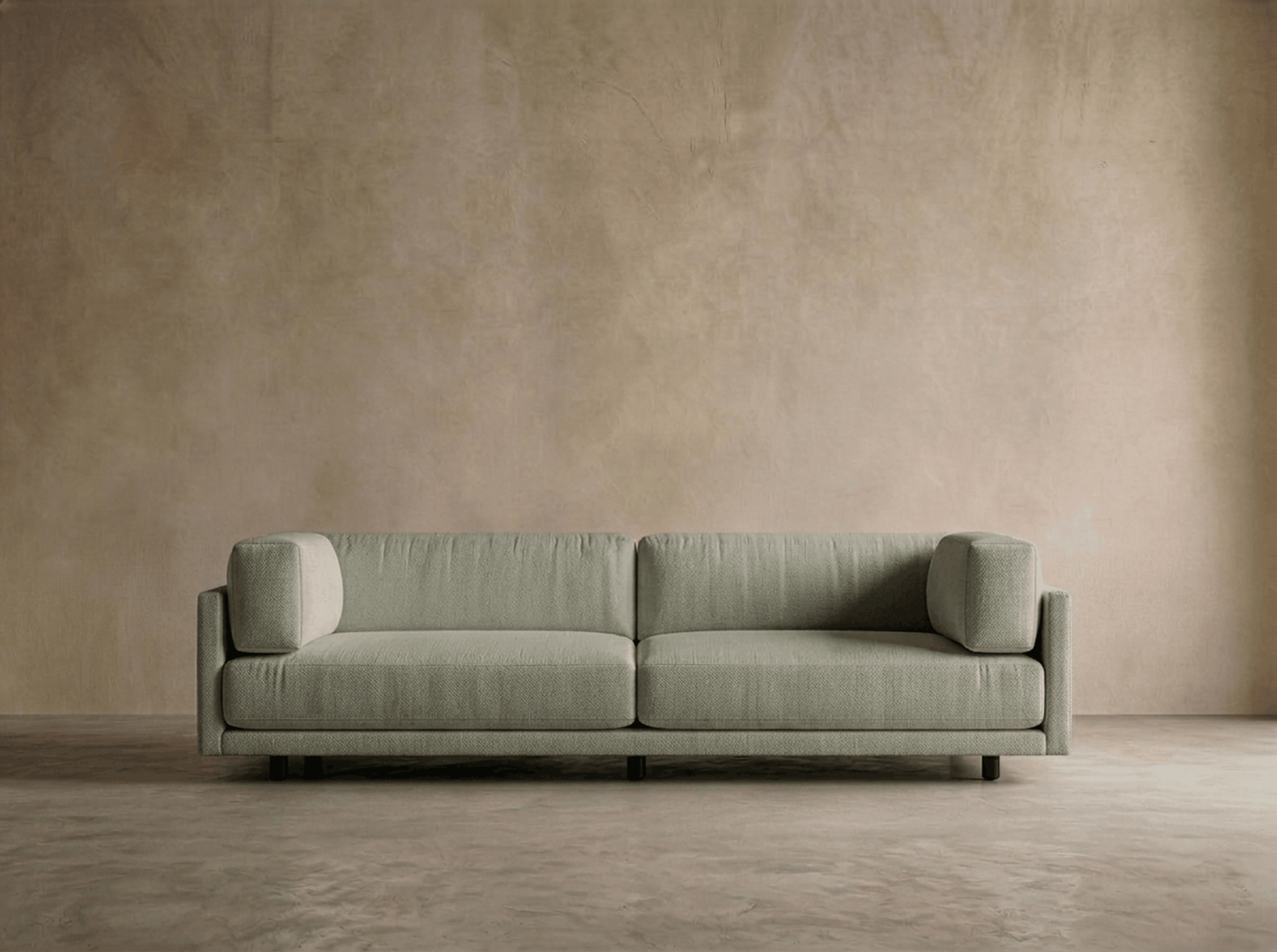Cumulus Sofa 105" — Bolster Arm Sofa view 3