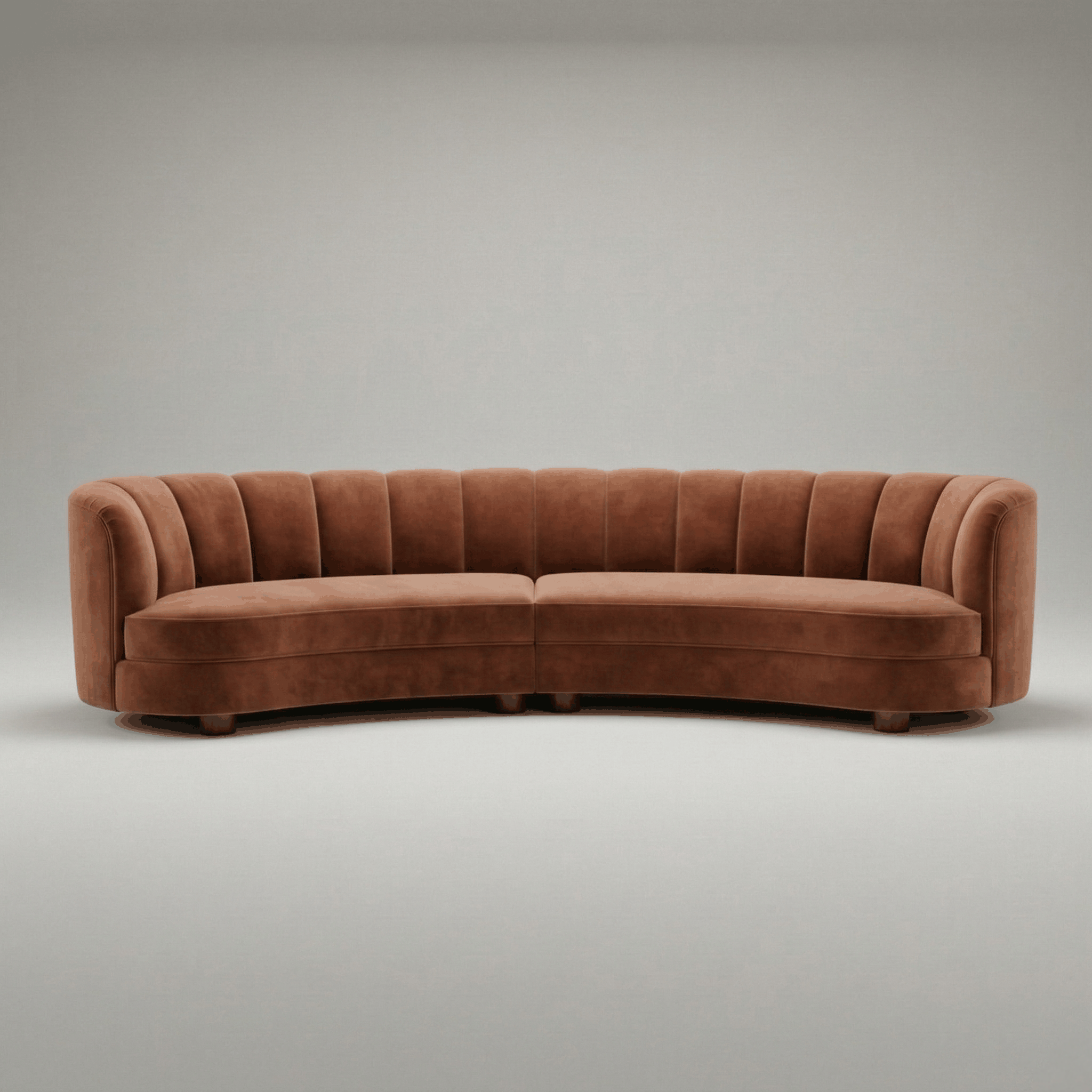 Galbe — Curved Crescent Sofa view 5