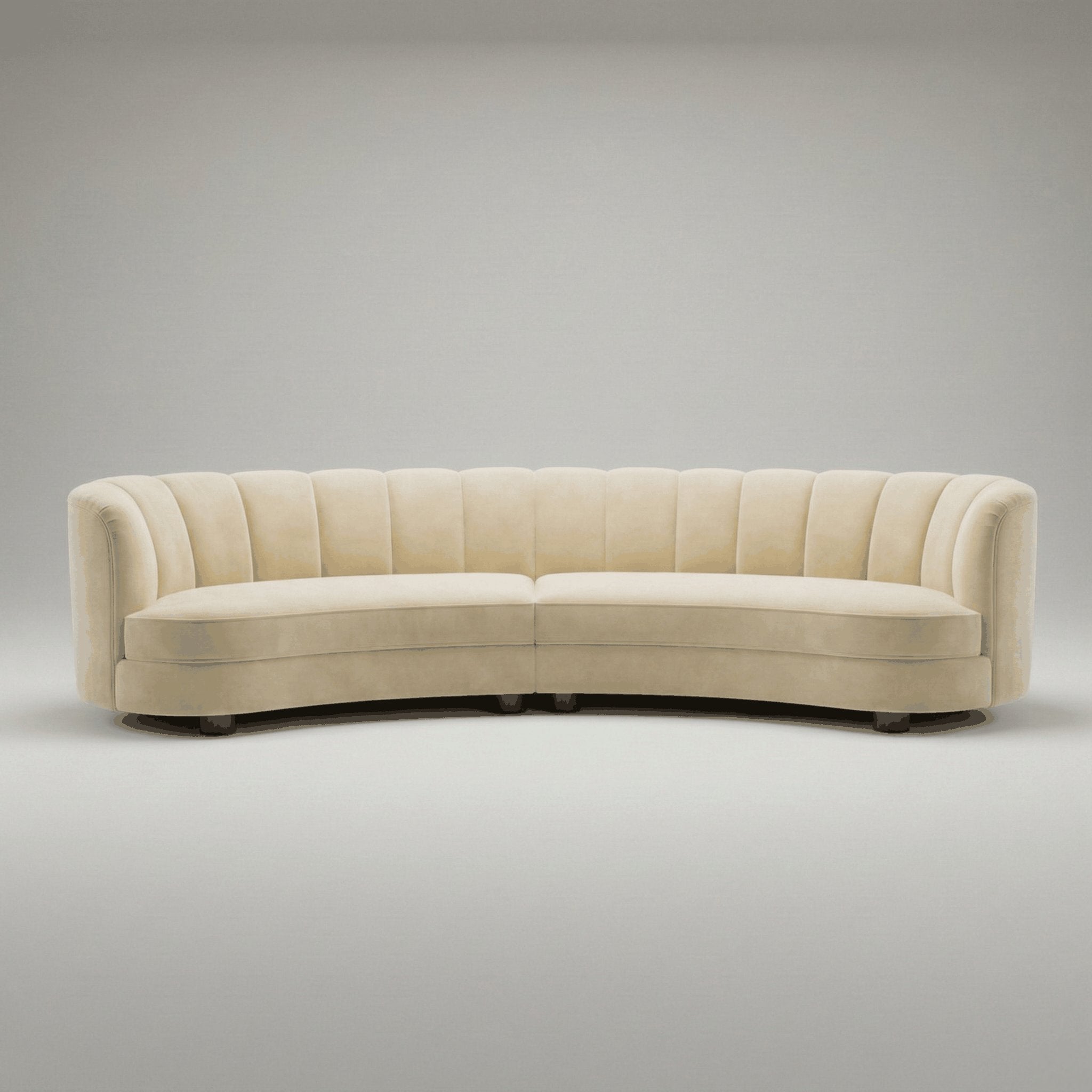 Galbe — Curved Crescent Sofa view 3