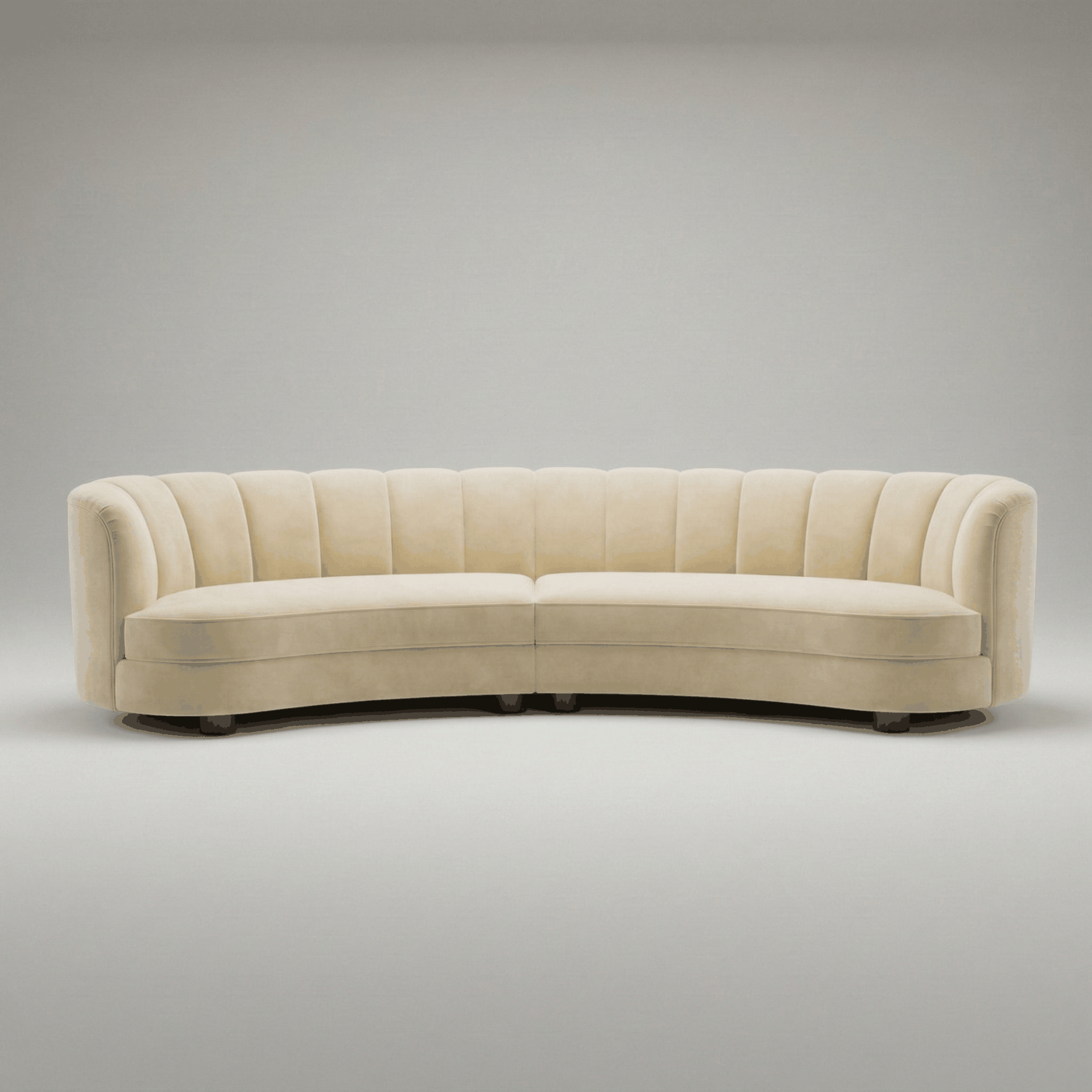 Galbe — Curved Crescent Sofa view 3