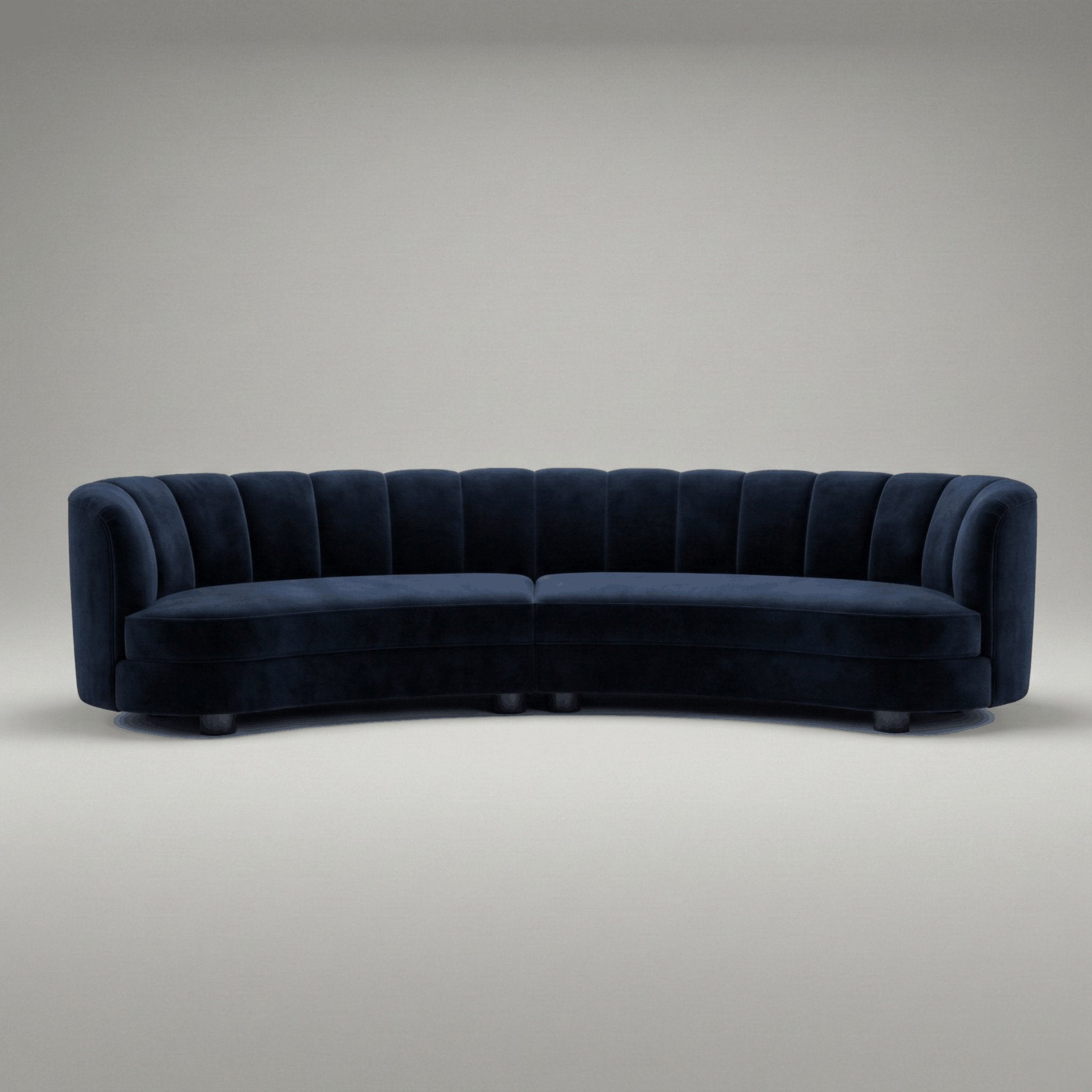 Galbe — Curved Crescent Sofa view 4