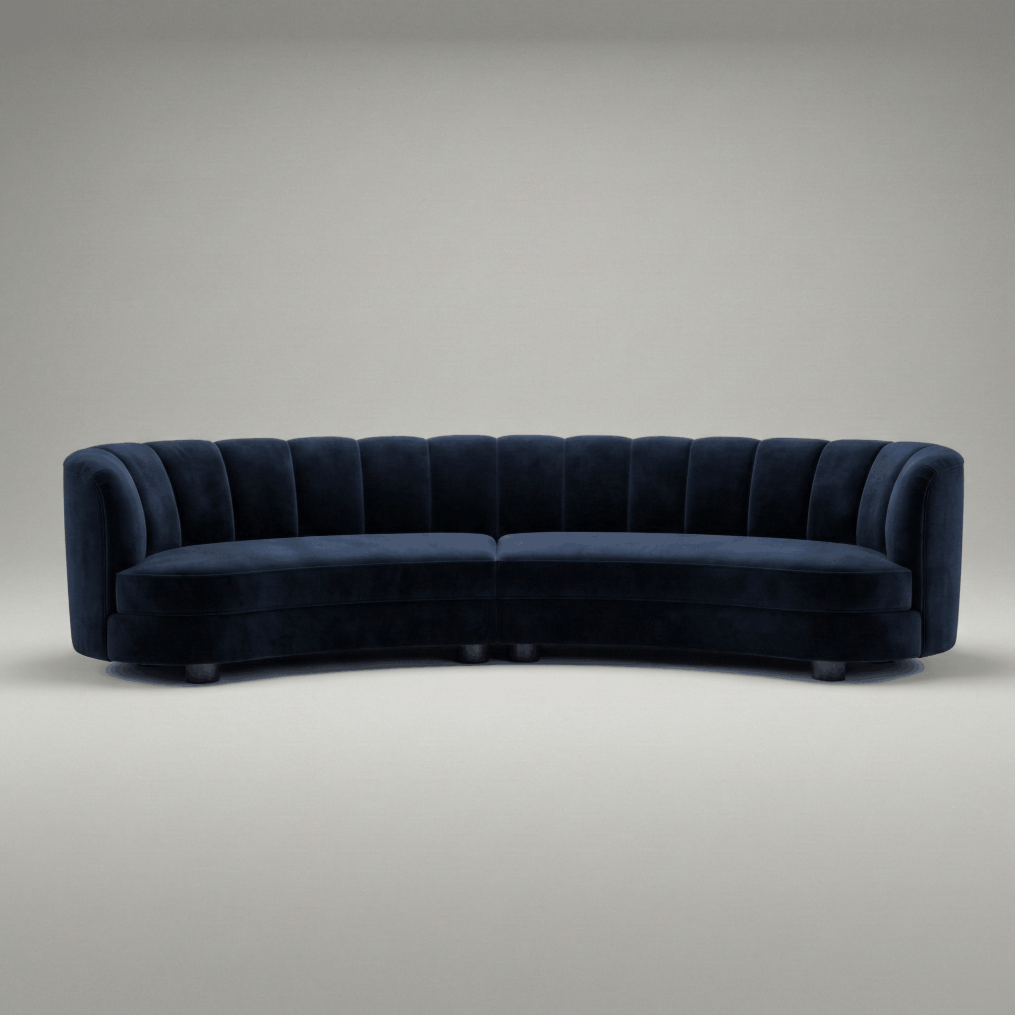 Galbe — Curved Crescent Sofa view 4