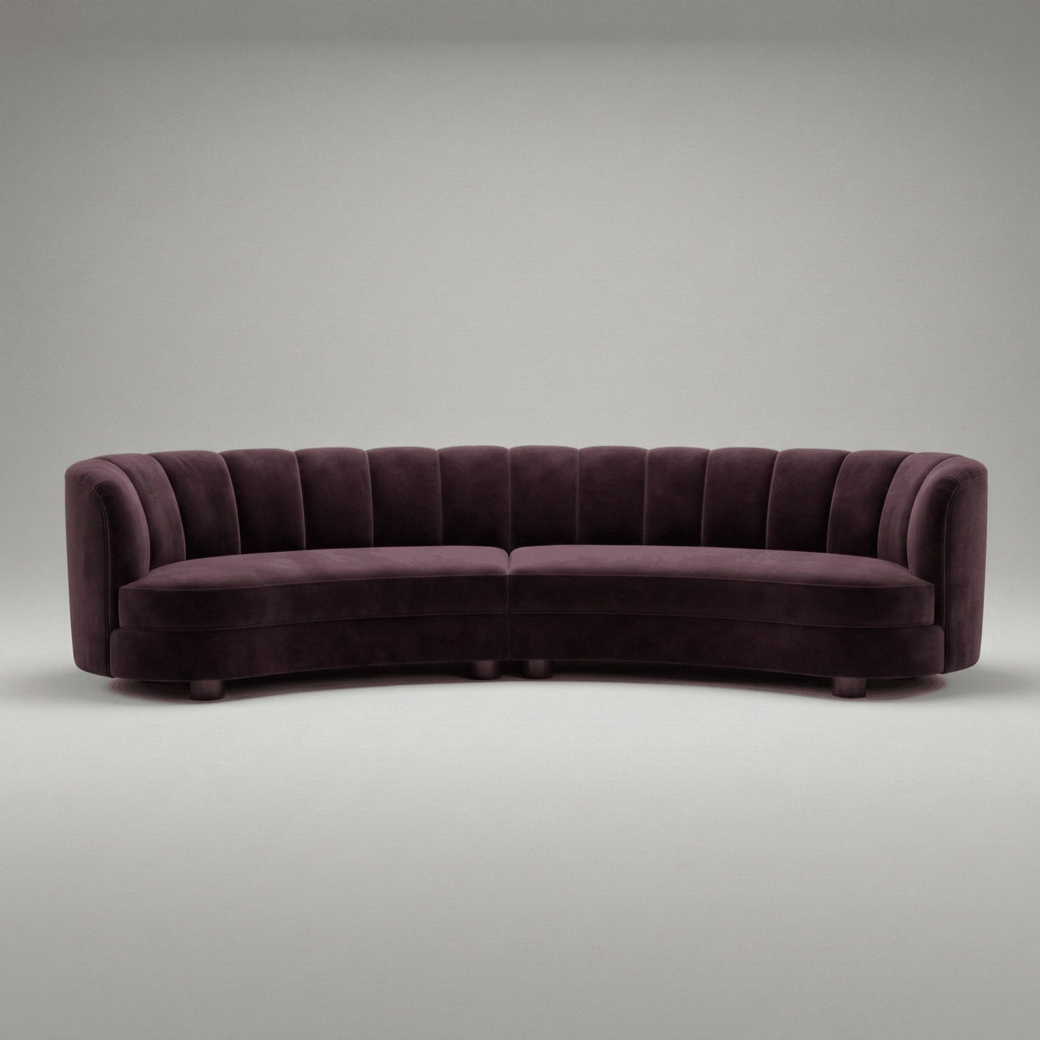 Galbe — Curved Crescent Sofa view 2