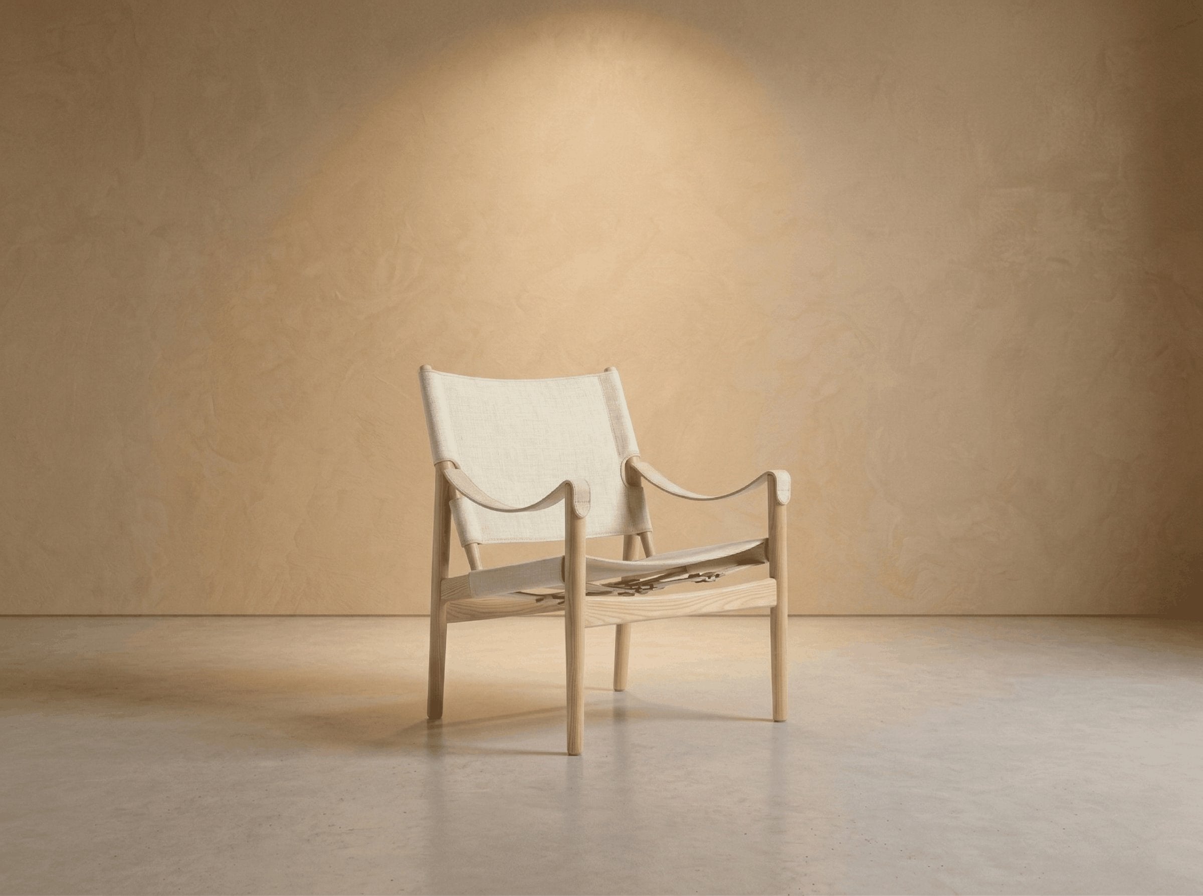 Selle — Leather Sling Armchair view 4